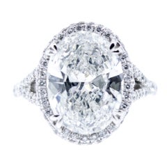 5 Carat Oval Diamond Ring