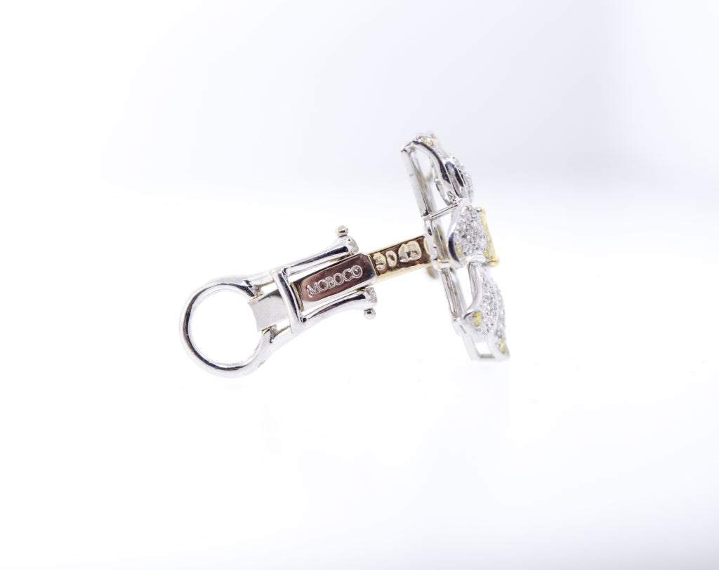 Canary Diamond Earrings 1