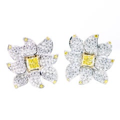 Canary Diamond Earrings
