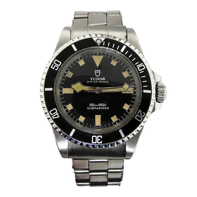 Tudor Stainless Steel Oyster Prince Submariner Wristwatch circa 1969