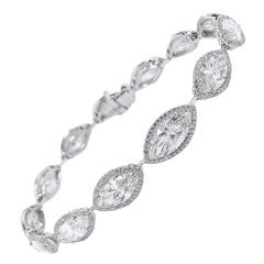 Stunning Marquise Diamond Bracelet