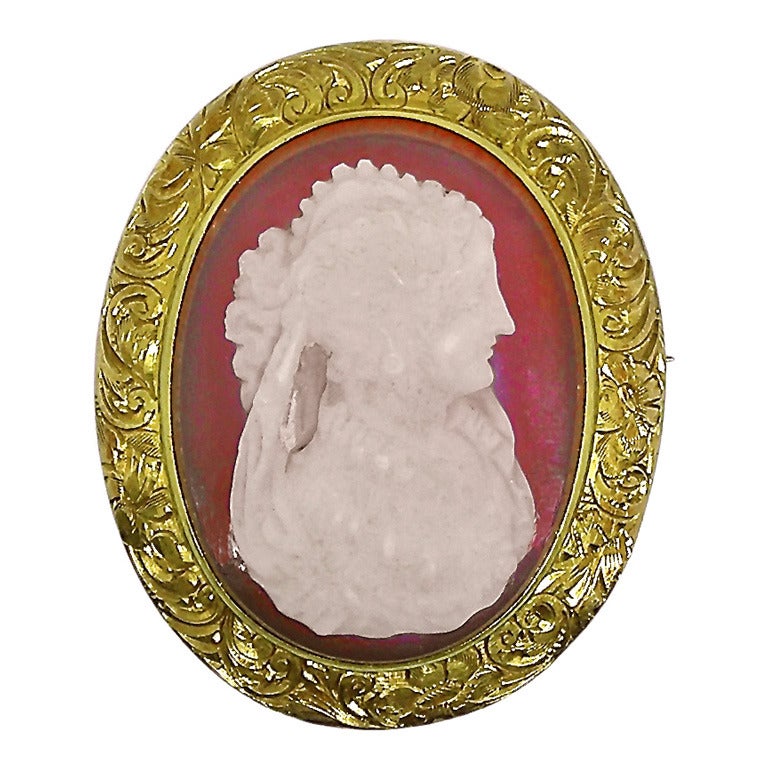 Victorian Shell Cameo c1890