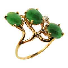 Jadeite Diamond Ring
