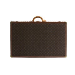 Louis Vuitton Monogram Alzer 80 Hard Suitcase Trunk Luggage