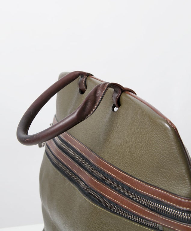 Women's Deux De Delvaux Khaki Handbag
