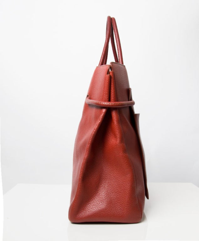 Deux De Delvaux Brique Red Frégate at 1stdibs