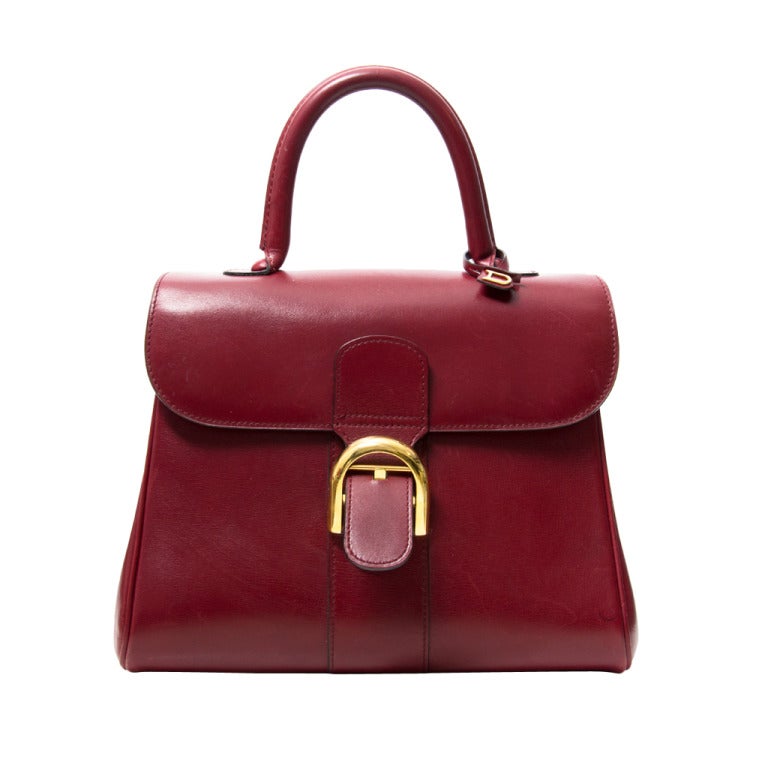 Delvaux Brillant MM Red at 1stdibs