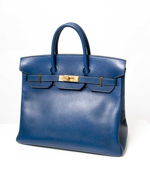 Hermès Blue Roi Birkin 32 HAC In Excellent Condition In Antwerp, BE