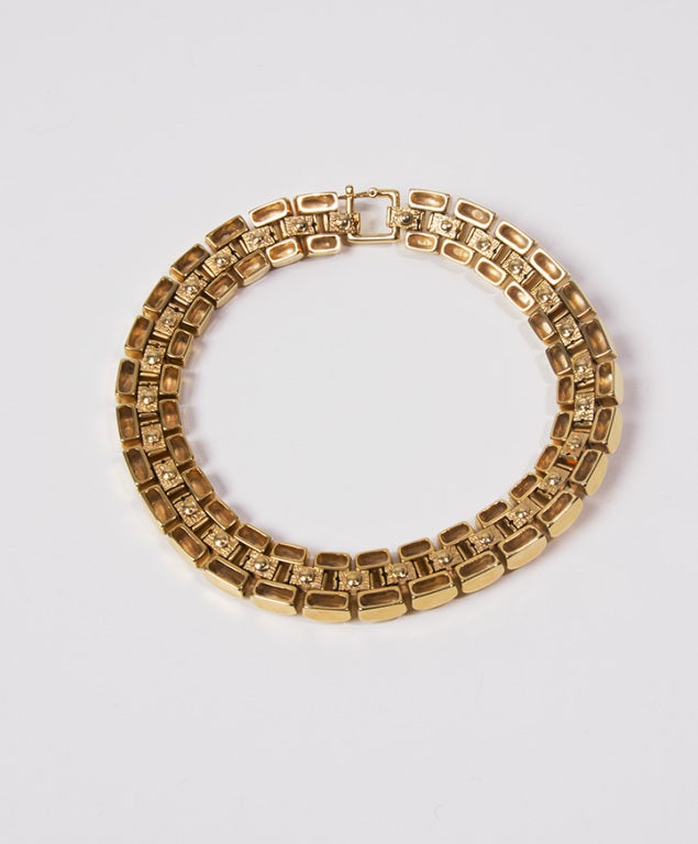 Ferramoro Necklace gold plated choker.
