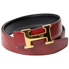Hermes Reversible "H" Belt