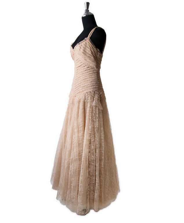 Women's Vera Wang Blush Couture Dress