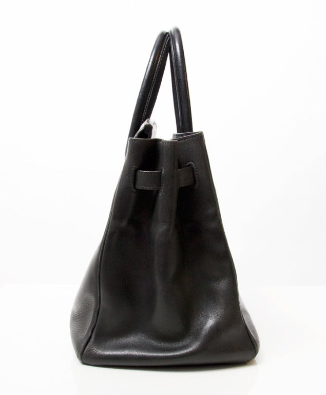 Women's Hermes Black Birkin Handbag