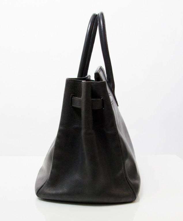 Hermes Black Birkin Handbag 1