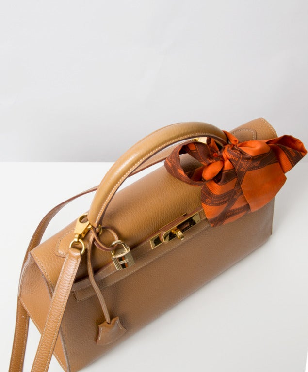 Hermes Gold Kelly 32 cm Sellier 5