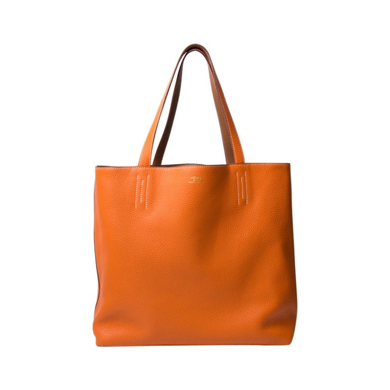 Hermes Double Sens Tote Clemence 45 at 1stDibs  hermes double sens 36 vs  45, hermes double sens 36