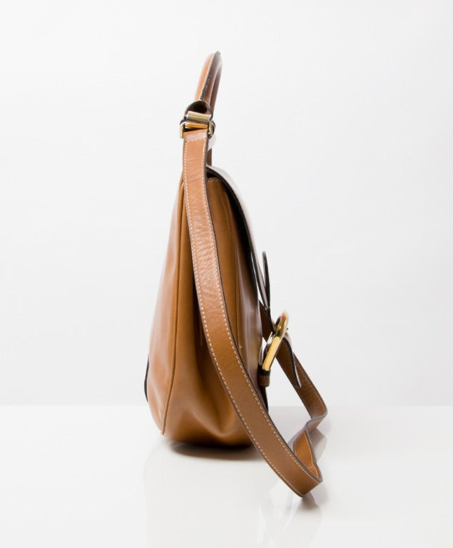 Delvaux Cognac Boxcalf Bag 1