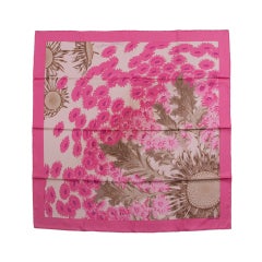 HERMES carré twill silk