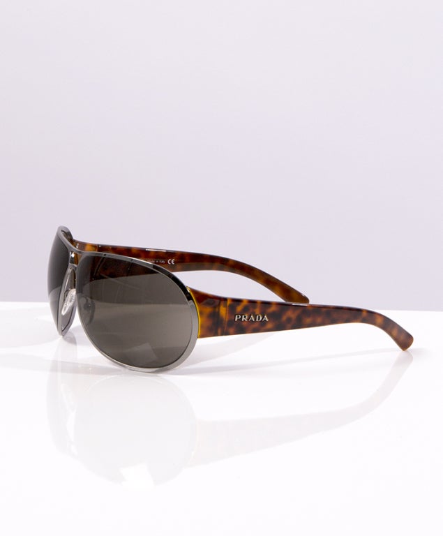 prada blue tortoise shell sunglasses