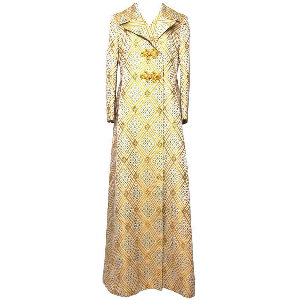 Julius Garfinckel & Co Silk Evening Coat