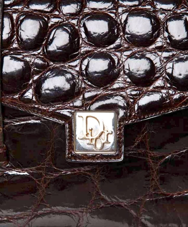 Women's Christian Dior crocodile bag