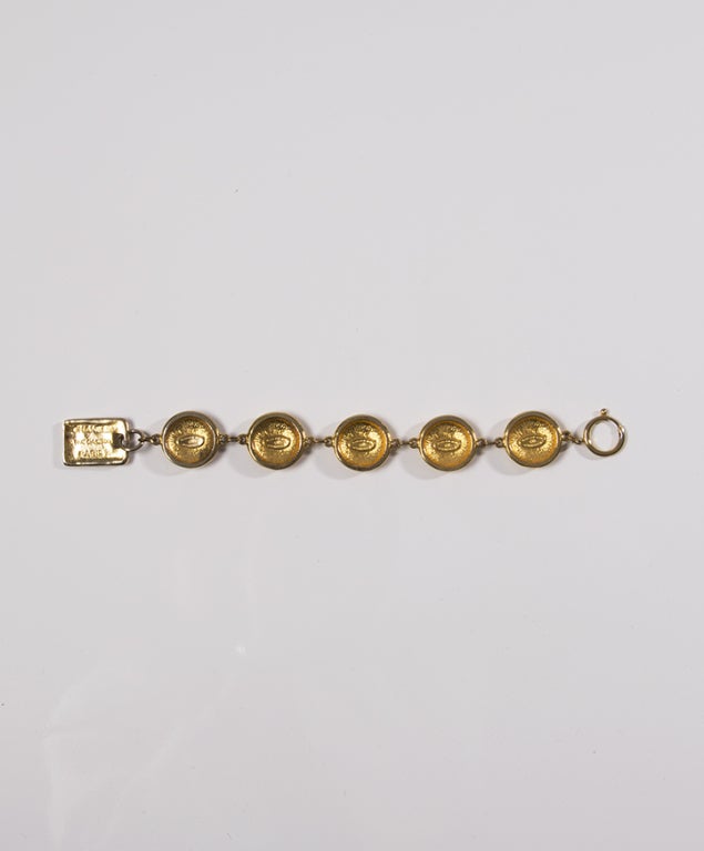 Chanel Gold Logo Bracelet 1