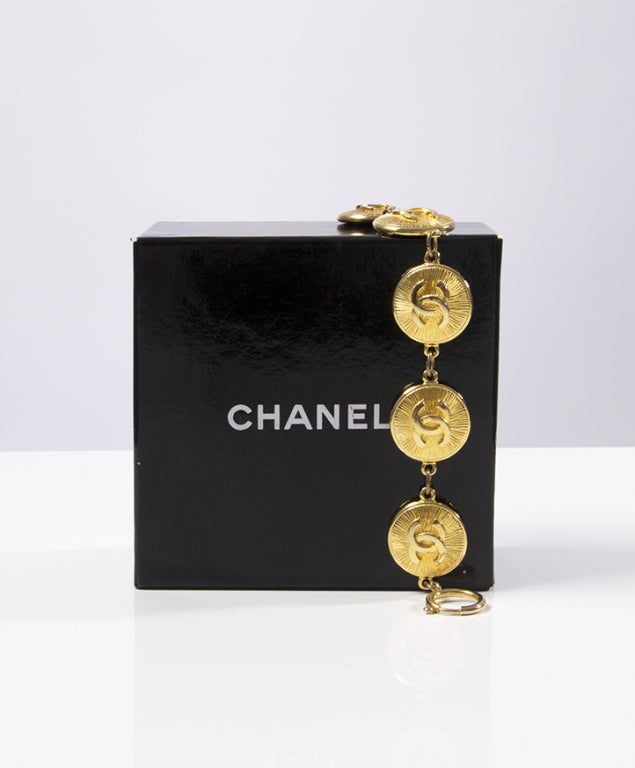 Chanel Gold Logo Bracelet 2