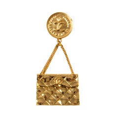 Chanel Gold Brooch