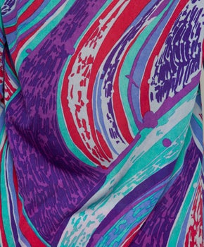 Leonard psychedelic pattern dress 1