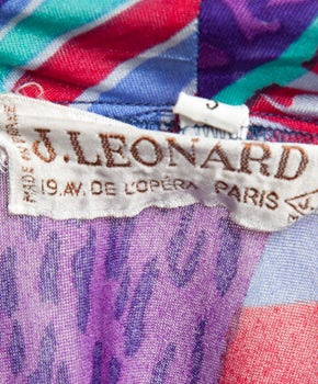 Leonard psychedelic pattern dress 2