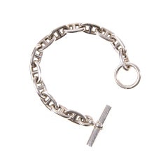 Hermes Chain D'Ancre Bracelet Silver
