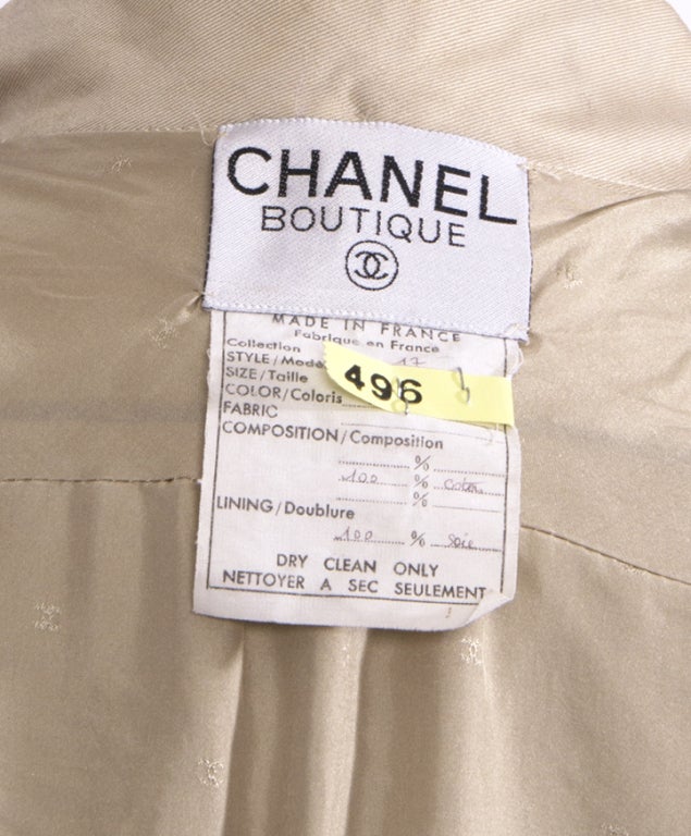 Chanel trench coat at 1stDibs | trench chanel, тренч шанель, trench ...