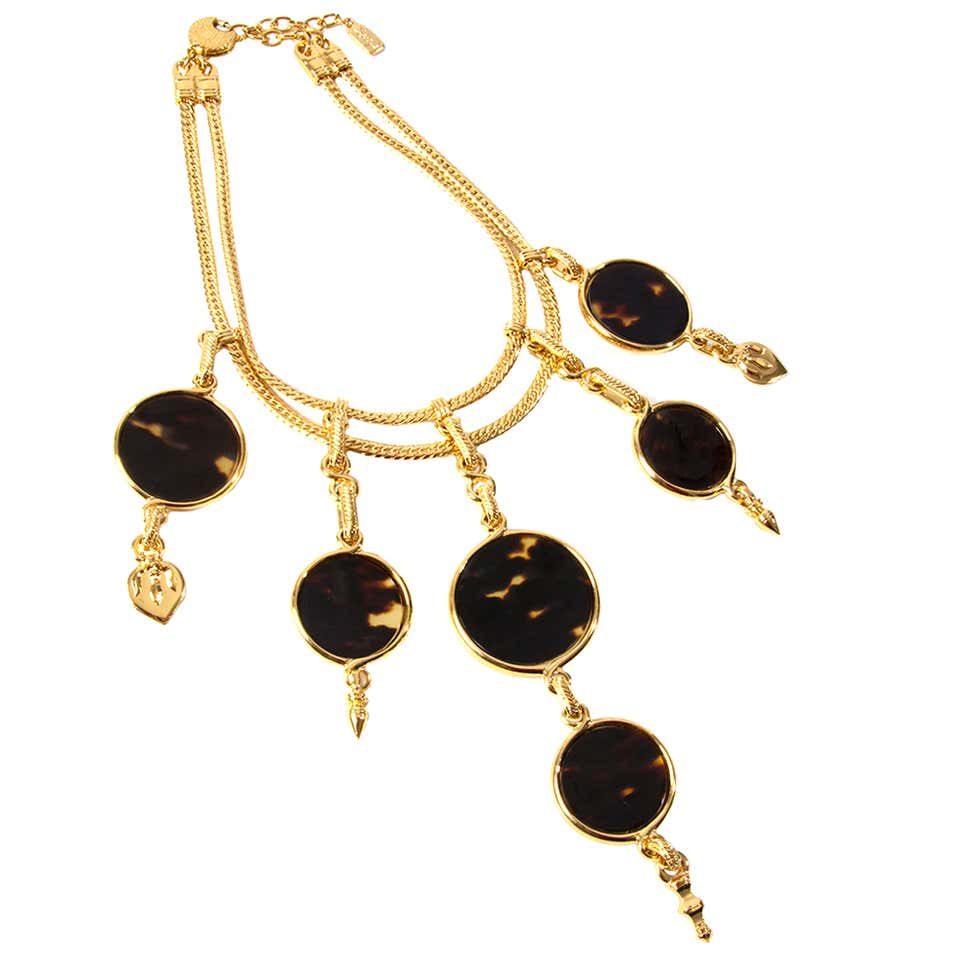 Ysl Shell Necklace - 7 For Sale on 1stDibs | shell kell ysl