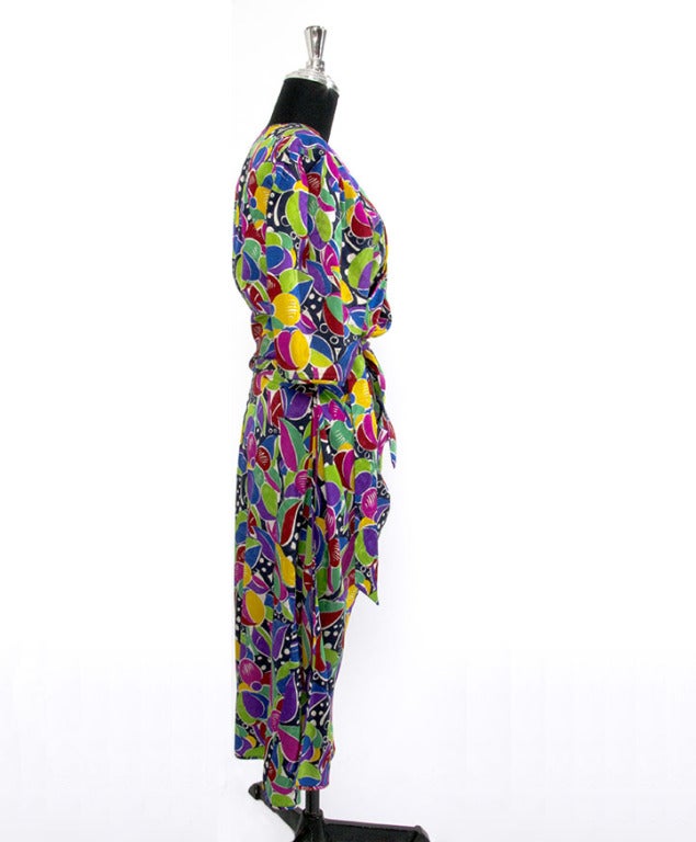 Women's Ungaro Flower Wrap Dress