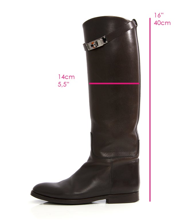 Hermes Riding Boots Mocca 36, 5 3