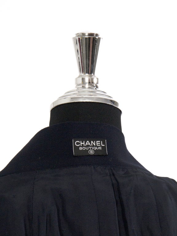 Chanel Dark Blue Skirt 2