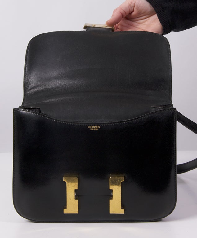 HERMES Constance Black Bag at 1stdibs  