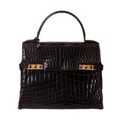 Vintage DELVAUX TEMPETE ALLIGATOR LEATHER