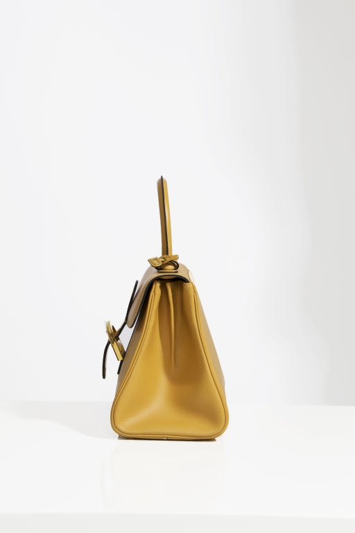 Women's Delvaux Brillant Saffron Yellow PM
