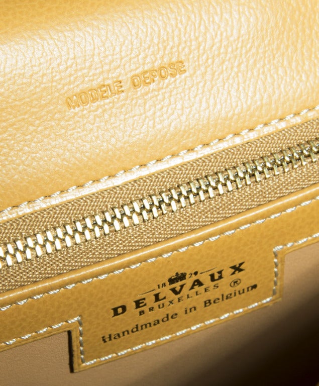 Delvaux Brillant Saffron Yellow PM 1