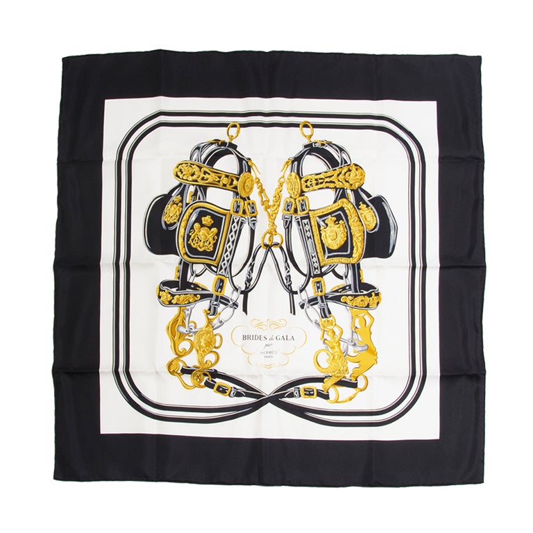 Hermes Carré silk scarf "Brides de Gala"