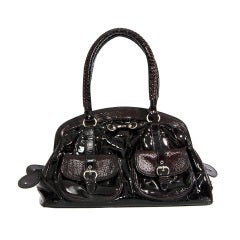 Dior Plum Patent leather Handbag