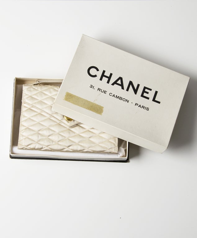 Vintage Chanel Evening Top Handle Bag Clutch 4