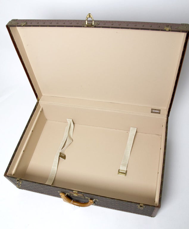 Louis Vuitton Monogram Alzer 80 Hard Suitcase Trunk Luggage 3
