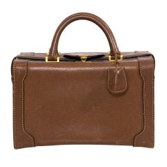 Gucci Brown Leather Doctor Bag