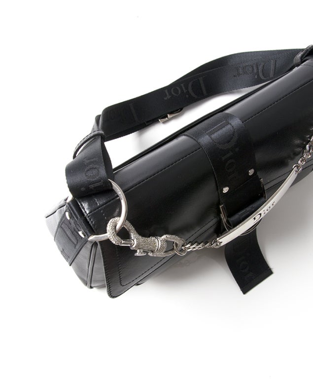 Christian Dior Black Saddle Bag 3