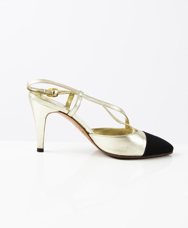 Claire Crystal Brooch Satin Slingback Pump