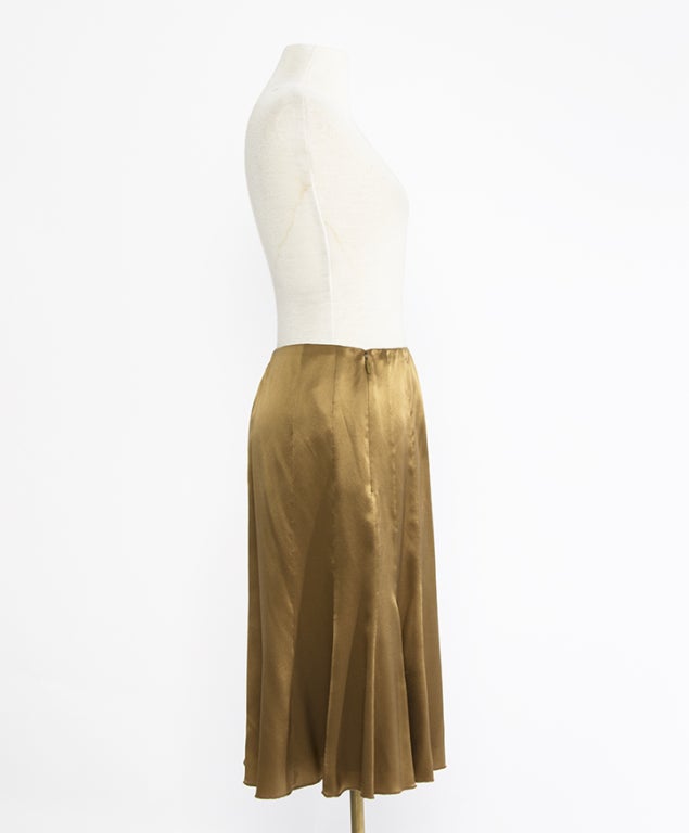 Chanel Champagne skirt and blouse 4