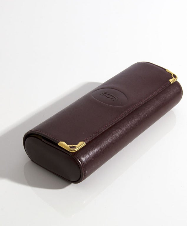 Occhiali da sole rotondi Cartier anni '90 in oro 7