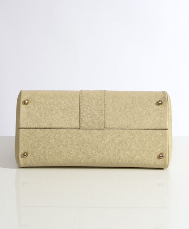 Delvaux Brillant Ivory/Ivoire Jumping Leather at 1stdibs