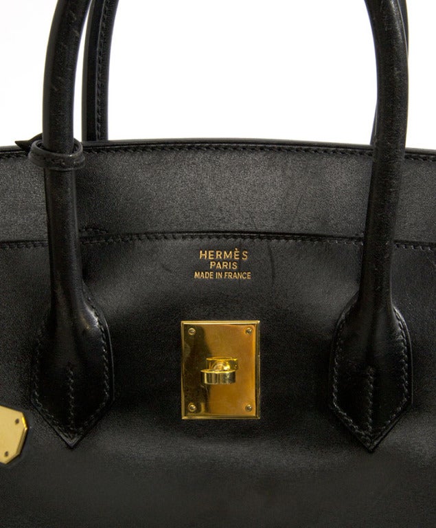 HERMES BIRKIN 35CM Black box calf leather 2